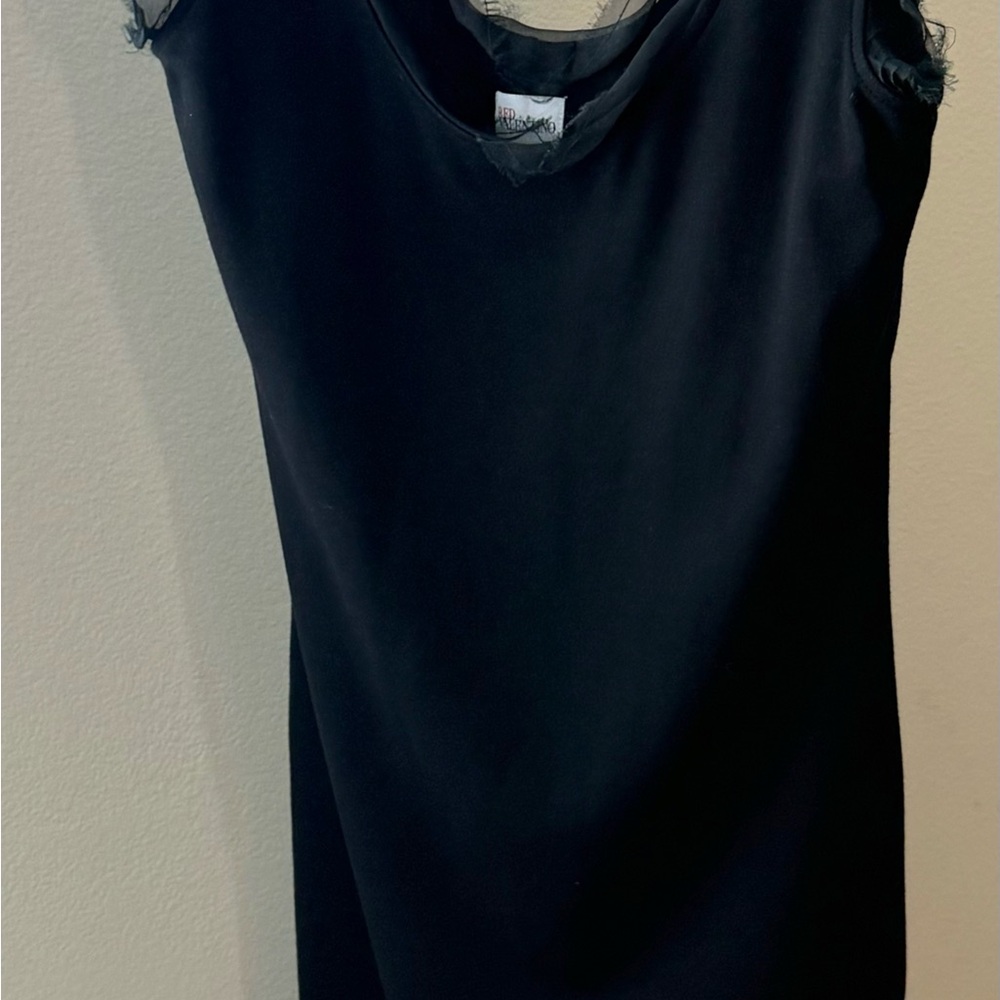 RED Valentino Sheer Black Top
